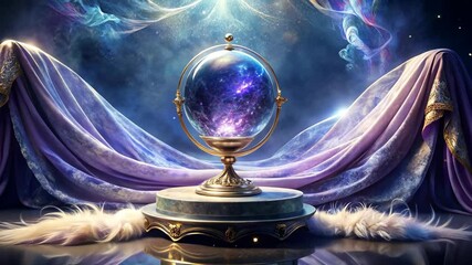 Wall Mural - Mystical Orb of Cosmic Energy A Glimpse into the Universe's Secrets and Wonders