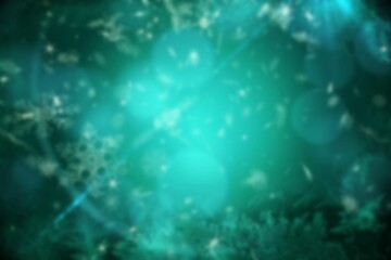 Wall Mural - blurred christmas background