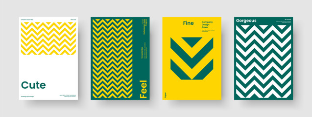 Wall Mural - geometric flyer layout. isolated background design. modern brochure template. book cover. business p