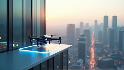 Holographic Display in High-Tech Office Environment