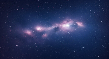 Wall Mural - stunning view of the milky way galaxy, a celestial wonder in the universe