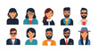 © Basecamp - Diverse Group of Flat Vector People Avatars with Various Styles and Outfits