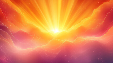 Wall Mural - bright burst of light emanating from a central point. radiant abstract background with streaks of co