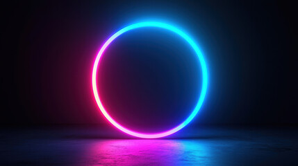 Sticker - minimalistic neon background, glowing, cyberpunk futuristic style