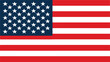 © Fathima - Flat vector illustration of the official American flag with 50 stars and 13 red and white stripes. Ideal for patriotic, government, and USA-themed designs.