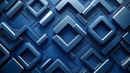 Wall Mural - Abstract background with geometric shapes. On technology websites, in presentations, on platforms dedicated to design and innovation.