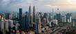 © Matteo Colombo - Panoramic of Kuala Lumpur skyline at sunset