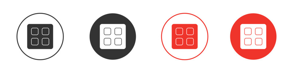 Apps icon Logos. Flat Vector Icon Design Template