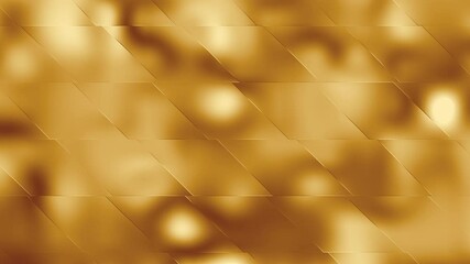 Wall Mural - golden background animation with patterns in 4k resolution