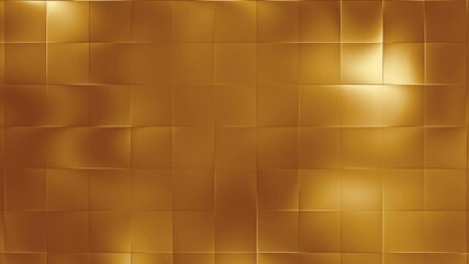 Wall Mural - golden background animation with patterns in 4k resolution