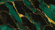 © Micin - Elegant Emerald and Gold Marble Texture Background