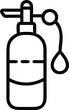 © IshratJahan - Nitrous oxide cylinder vector icon