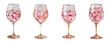 © Analogue - Colorful Crystal Glasses with Pink Liquid for Party Decor
