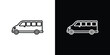 © Win - Van icon. Graphic Design vector icon. Ui Ux Icons