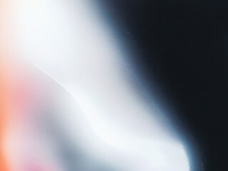 Wall Mural - light leak effect with grain and blue, black, and orange gradient. abstract bokeh background for ove