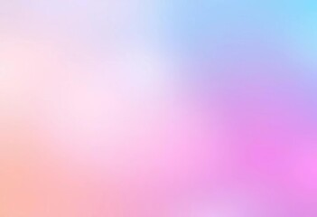 abstract pastel gradient background, smooth transitions from soft blue to vibrant pink and orange, c