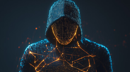 Hacker are planning to hack and attack networks and cyber security , innovative digital city with connection network reciprocity future wireless digital city and social media networking