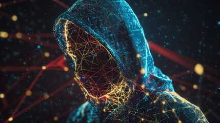 Hacker are planning to hack and attack networks and cyber security , innovative digital city with connection network reciprocity future wireless digital city and social media networking