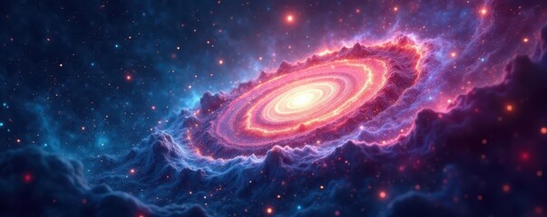 Wall Mural - intricate cosmic design, swirling galaxies & nebulae , spiral, poster