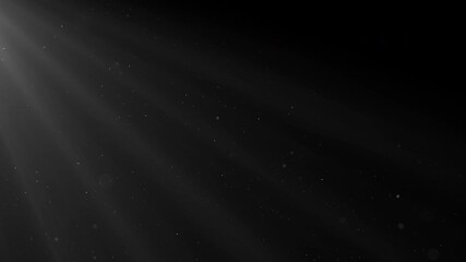 Wall Mural - flickering abstract dust particles motion. volumetric light. seamless loop