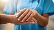 © ng-TDRD - Caring hands connect in a moment of compassion, highlighting the warmth and support in healthcare.