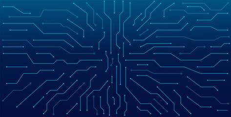 Cyber ​​​​Line Futuristic and dynamic digital network data flow, abstract technological background with glowing geometric lines and light trails, modern technology connectivity concept