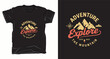 © AnupKumar - Adventure graphic vector t-shirt design print