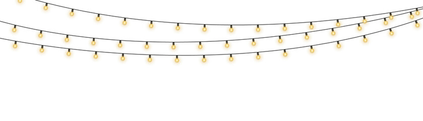 Wall Mural - Wedding lights flicker above dinner table. Warm glow garland for soft ambiance. Romantic lighting wraps venue pillars. Tiny sparks trace dancing silhouettes.
Cozy light chain weaves across ceiling.
