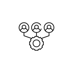 Onboarding icon design with white background stock illustration