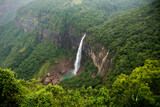 Nohkalikai Falls is the tallest plunge waterfall  located in the Indian state of Meghalaya, near Cherapunji in India. Cherrapunji, one of the wettest places on earth. 