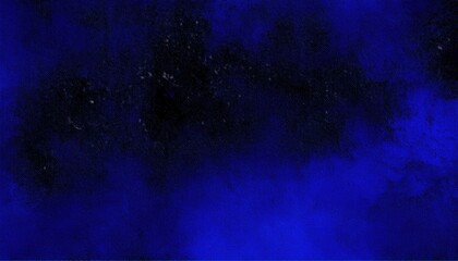 Wall Mural - deep cobalt blue grunge texture with subtle canvas weave and faint distressed speckles, ideal for background in branding, web layout, print media, or packaging

