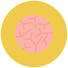 Wall Mural - dry skin icon vector image. can be used for allergy symptoms.