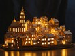 © Dariya - Illuminated Wooden Model of a Historic City at Night