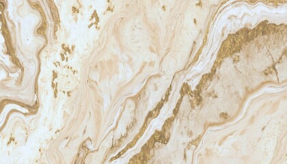 Wall Mural - elegant beige and gold marble texture with organic swirls and soft veins for luxury branding, print 