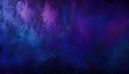 Wall Mural -  dark abstract textured background in deep blue, violet, and purple tones with brushed strokes and rich gradients for website design, print cover, or branding visual