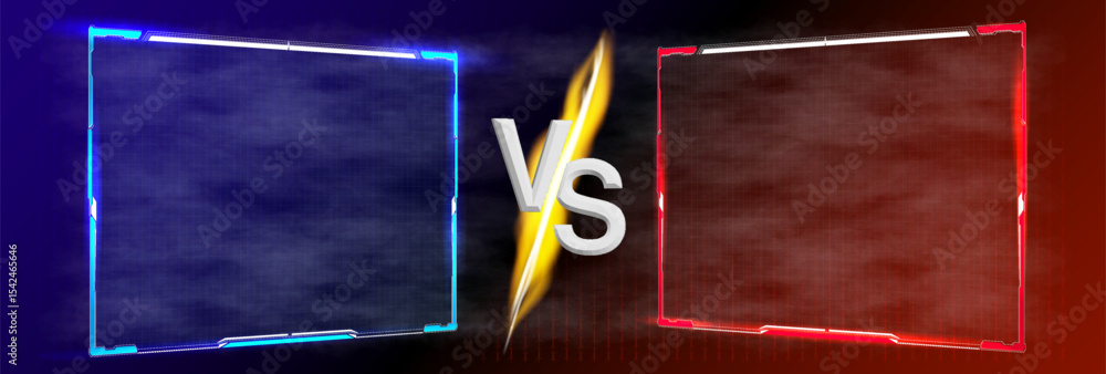 Showdown Text Dynamic showdown background design featuring vibrant colors and a ...