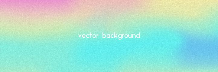 Wall Mural - noise gradient background. abstract grainy bg in pink, purple and blue colors. iridescent hologram. 