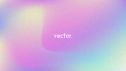 Wall Mural - noise gradient background. abstract grainy bg in pink, purple and blue colors. iridescent hologram. 