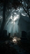 © AI Art - graveyard