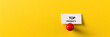© photo for everything - Top priority reminder on vibrant yellow background with a push pin, symbolizing important tasks and urgent decisions.