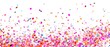 © Halim - Colorful Confetti Against White Background
