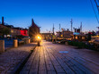 © EllaD - Serene Harbor at Dusk with Colorful Lights
