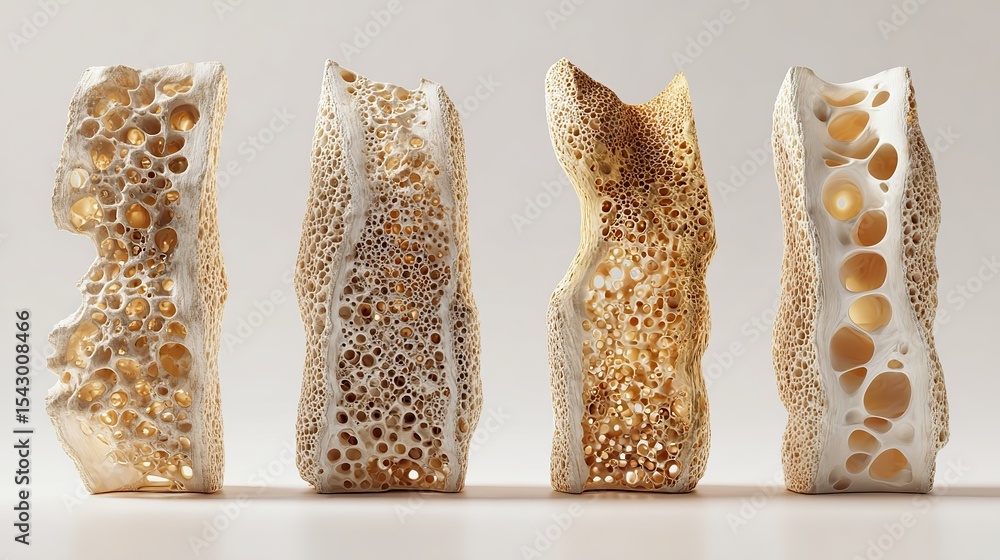 Anatomically accurate 3D medical comparison of the four stages of ...