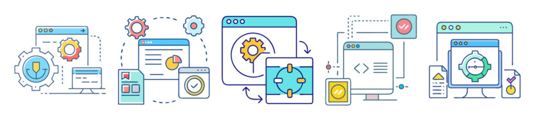Workflow automation and system integration processes with connected software and applications