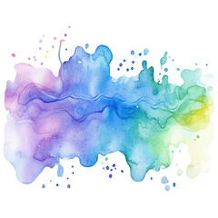 Wall Mural - watercolor splash of colors: a mesmerizing watercolor splash with vibrant, fluid hues creating a cap