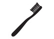 © Adobe design - Toothbrush logo silhouette vector, Toothbrush logo icon, toothbrush silhouette vector illustration, simple black toothbrush silhouette logo vector on a white background.