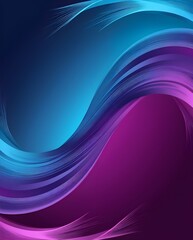 Wall Mural - A dynamic composition of swirling blue and purple hues creates a vibrant and harmonious visual flow. The blending of colors evokes a sense of movement and energy.