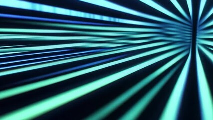 Wall Mural - luminous corridor: dive into an abstract realm of light and perspective, where a geometric corridor 