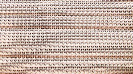 Woven beige fabric texture background seamless pattern