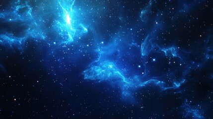 Wall Mural - Abstract deep blue design background